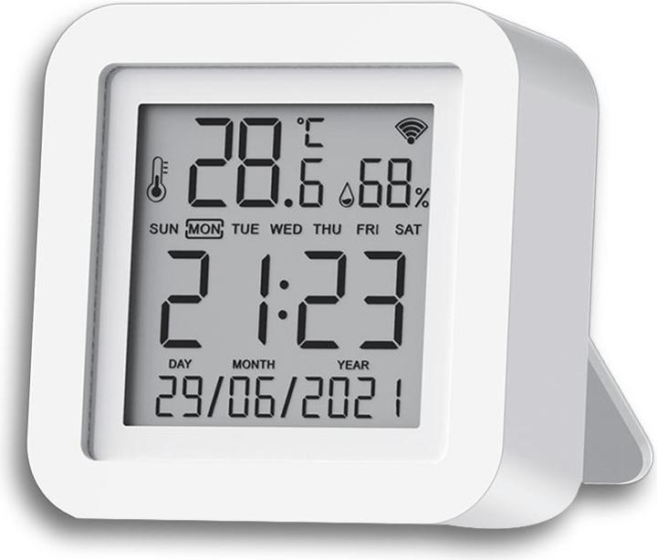 Lasmex Temperatur- und Feuchtigkeitssensor, SMART Tuya/WIFI Wetterstation LTC