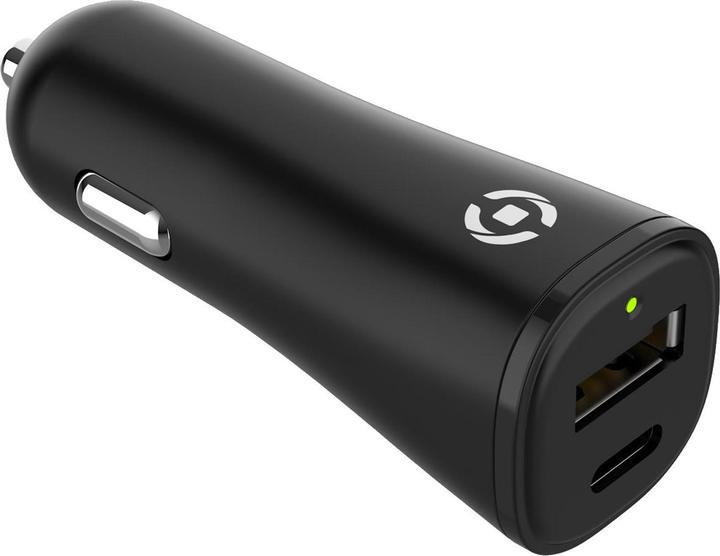 Image du produit Celly Grs Chargeur de voiture Usb-a Usb-c
