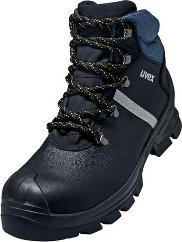 Produktbild Uvex Safety 6512242 Sicherheitsstiefel S3 Schuhgrösse (EU): 42 Schwarz, Blau 1 Paar (S3, 42)