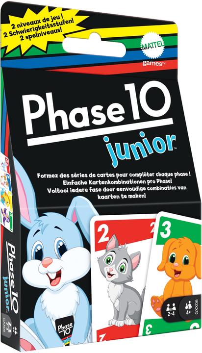 Mattel Games Phase 10 Junior (Multilingue)