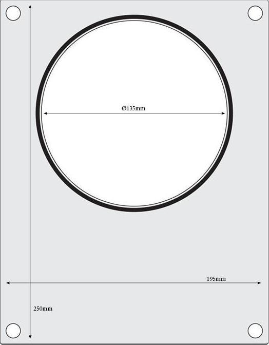 Image du produit Hendi Matrice pour machine à sceller. 2x 178x113 mm