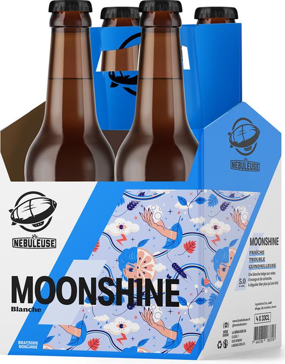 Produktbild La Nébuleuse Moonshine (4 x 33 cl)