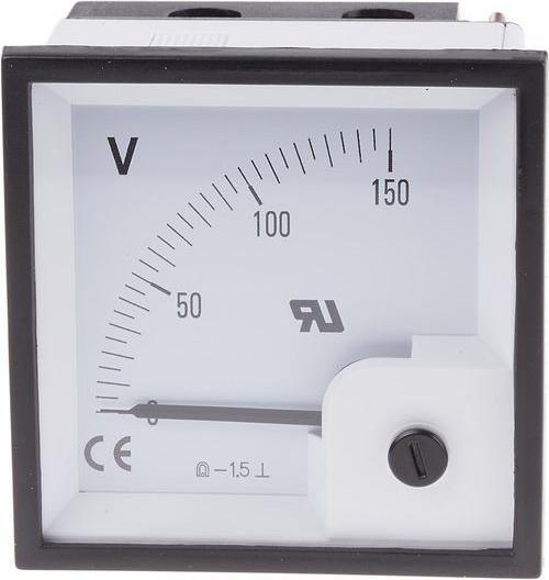 Produktbild Rs Pro DC Voltmeter 72x72mm 90 deg scale 150V