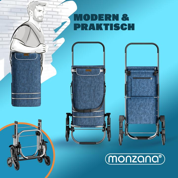 Immagine prodotto Monzana Carrello della spesa 2in1