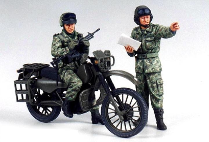 Actual product image Tamiya 1:35 JGSDF Off-Road Motorcycle (2)
