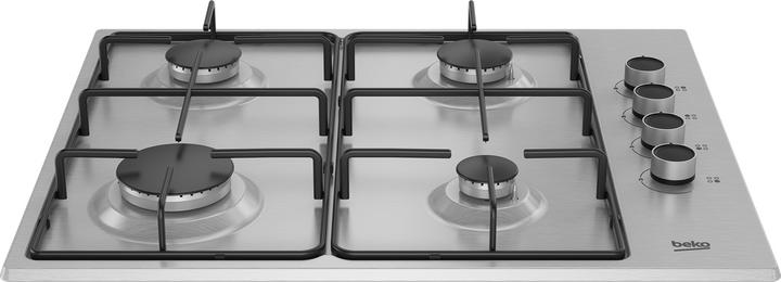 Immagine prodotto Beko HIBG64120SX Piano cottura in acciaio inossidabile a gas integrato 4 Zone