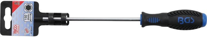 Actual product image BGS Screwdriver | internal Hexagon 5 mm | Blade Length 150 mm (Allen screw)