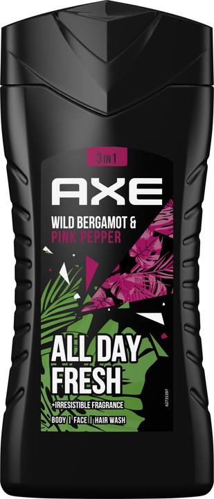 Image du produit AXE Gel douche Bergamote sauvage fraîche et poivre rose 250 ml (250 ml)