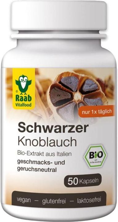 Actual product image Raab Black garlic organic (50 Piece, Capsules, 50 g)