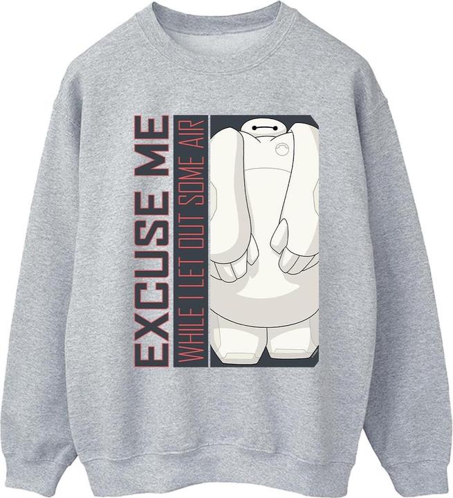 Disney Big Hero 6 Baymax Excuse Me Some Air Sweatshirt (M)