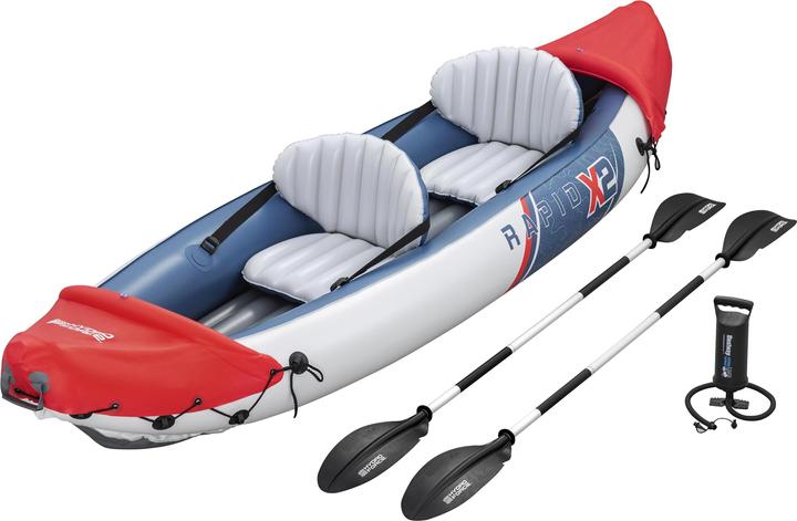 Image du produit Bestway Hydro Force Kit kayak gonflable 2 personnes Rapid X2 3,21 m (1 pers.)
