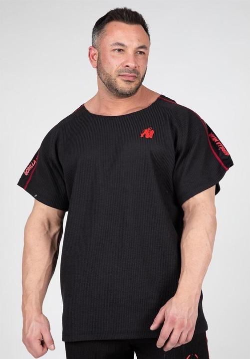 Produktbild Gorilla Wear Buffalo Old School Workout Top Schwarz/Rot (S/M)