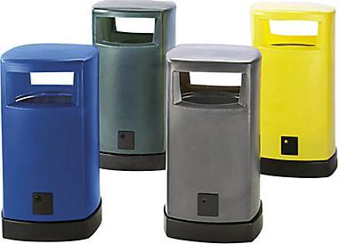 Produktbild kaiserkraft Abfallsammler aus Kunststoff für aussen (120 l)