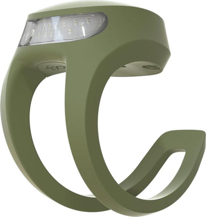 knog. Lampe rechargeable Frog V3, LED rouge, vert armée (25 Lumen) (25 lm, 25 lm)