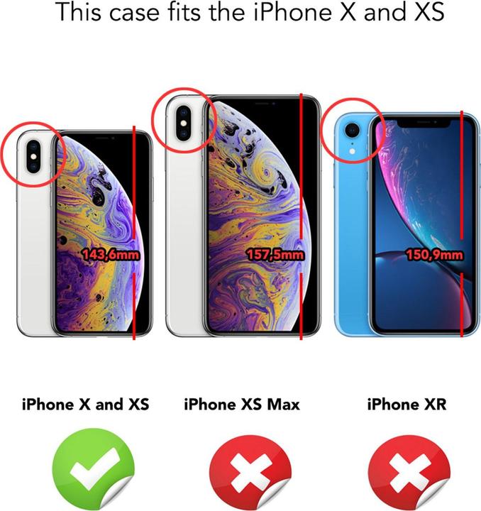 Immagine prodotto Nalia Caso sottile (Apple iPhone X, Apple iPhone XS)