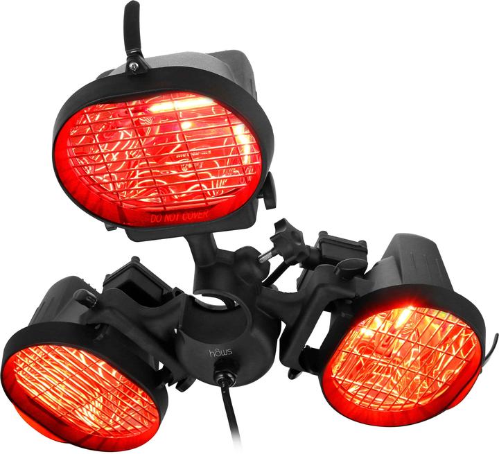 Actual product image Haws HÂWS terassevarmer til parasol med 3 lamper