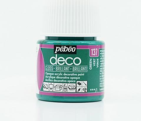 Image du produit Pebeo Deco Couleur acrylique brillante (Vert, 45 ml)