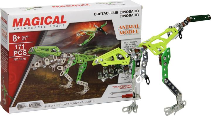 Actual product image Building set metal dino, 171 pcs.