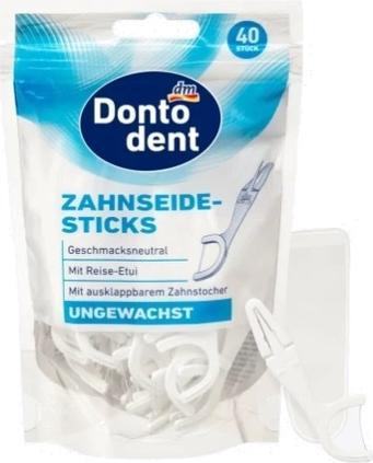 dm Dontodent Zahnseidesticks