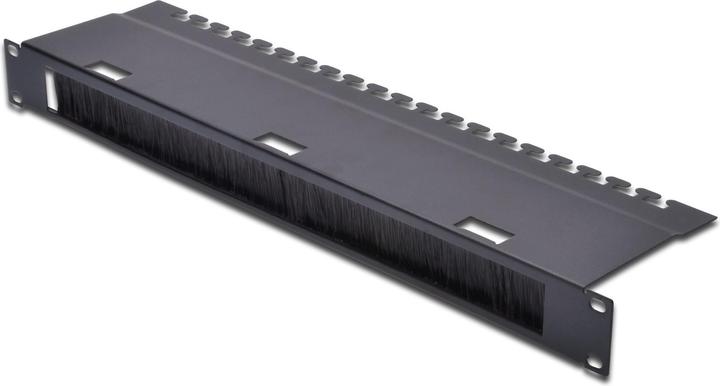 Digitus Kabeldurchfuehrungspanel 48,3cm 19Zoll 1HE schwarz