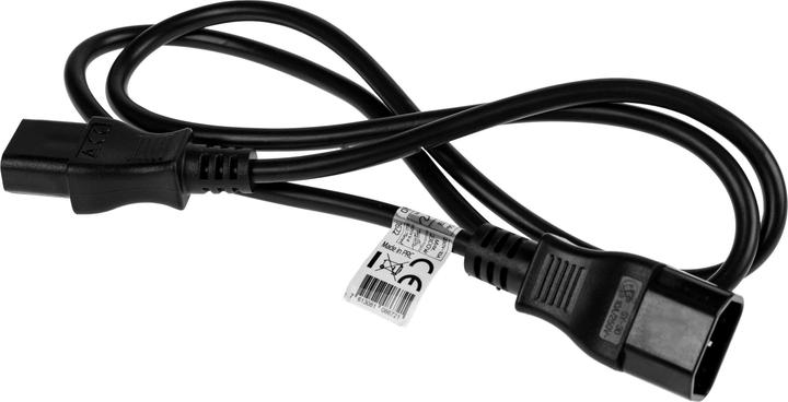 Produktbild Furber Verlängerungskabel C13-C14 1.0 m Schwarz (1 m, C14, C13)
