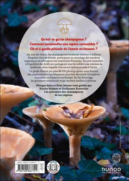 Image du produit A la découverte des champignons : sachez les reconnaître (Français, Balzeau Karine, Eyssartier Guillaume, 2024)