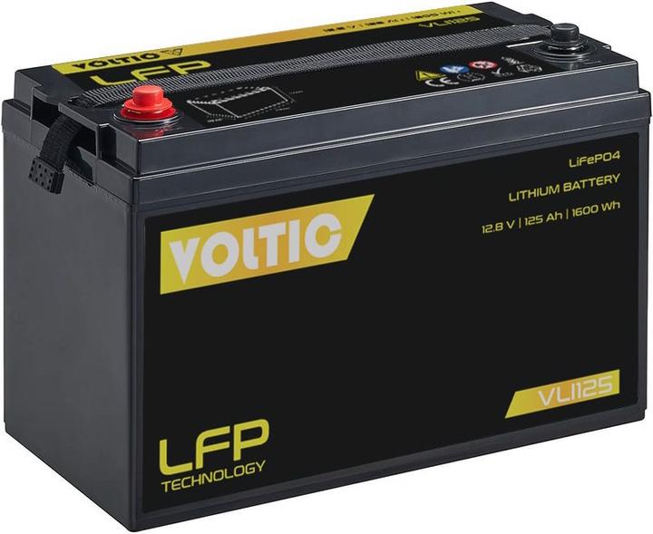 Image du produit Voltic VLI125 Pile d'alimentation au lithium LiFePO4 (12 V, 125 Ah)