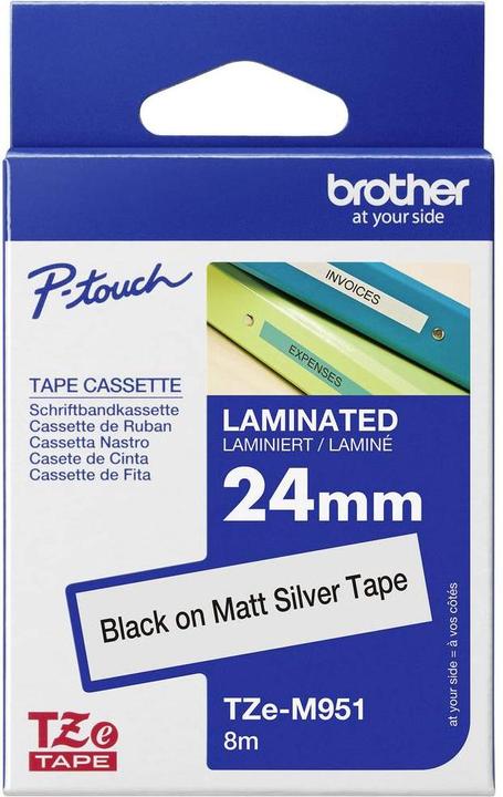 Produktbild Brother Tze-M951 (2.40 cm, Schwarz, Silber)