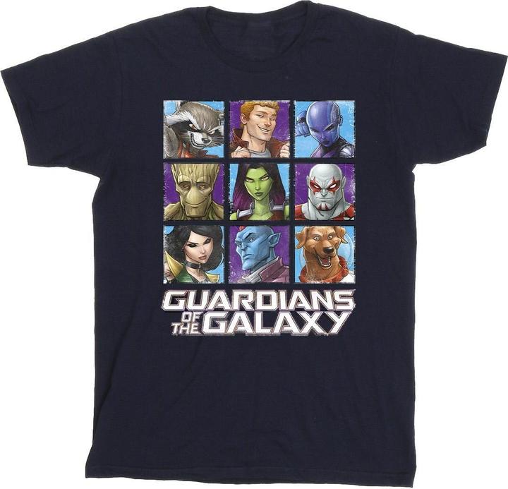 Immagine prodotto Guardians of the Galaxy Character Squares Maglietta Uomo (3XL)