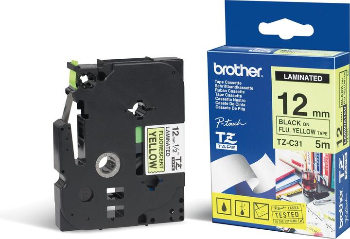 Produktbild Brother Tze-C31 (1.20 cm, Schwarz)