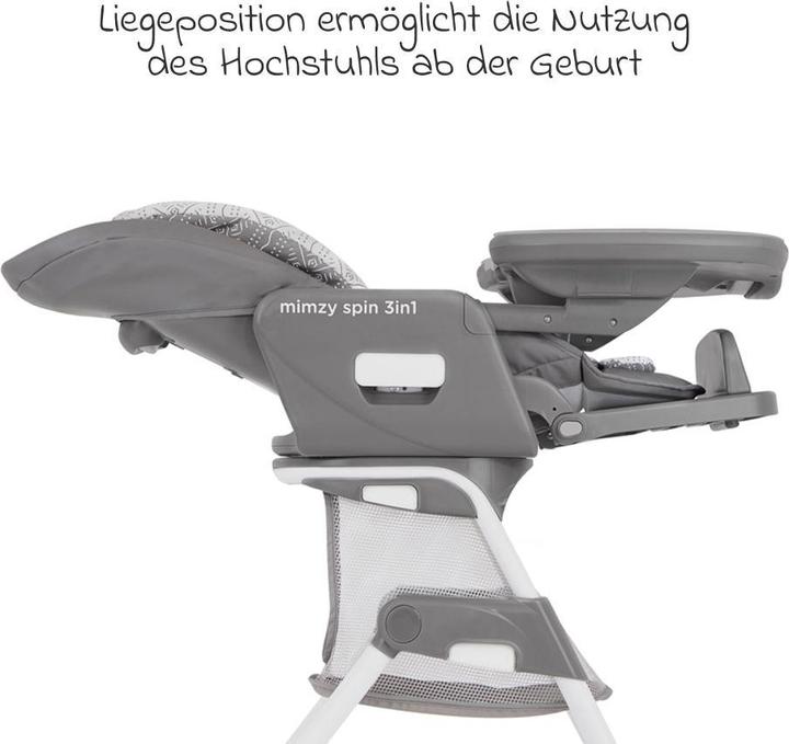 Actual product image Joie 3in1 highchair Mimzy Spin 3in1 usable from birth with highchairs (Highchair)