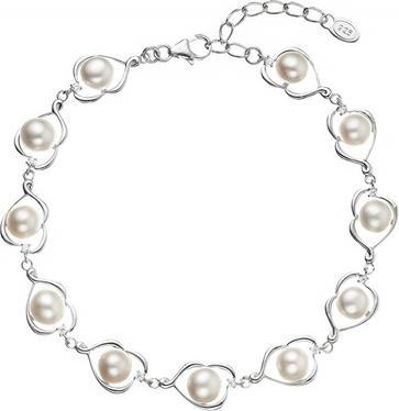 Produktbild Evolution Group Luxury Silver Bracelet With River Pearls 23025.1