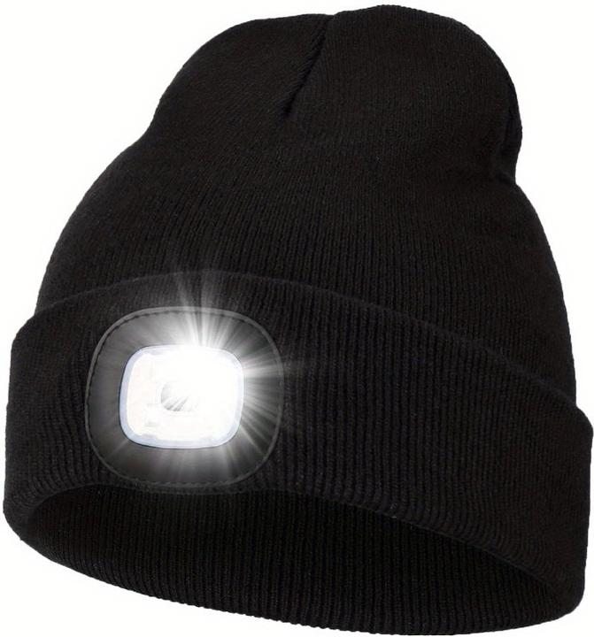 Actual product image PhoneLook Unisex LED Mütze mit Stirnlampe für nächtliche Aktivitäten