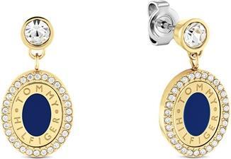 Produktbild Tommy Hilfiger Luxury gold-plated dangling earrings with crystals 2780800