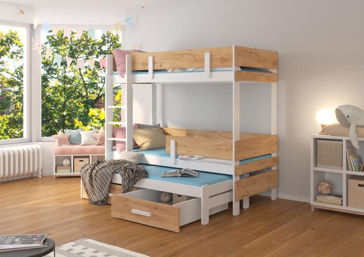 Actual product image ADRK Furniture Triple bunk bed ETAPO 200x90 (200cm x 90cm)