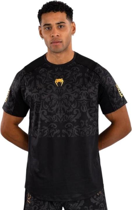 Venum Ilia Topuria Unmatched Dry Tech T-shirt Black Gold