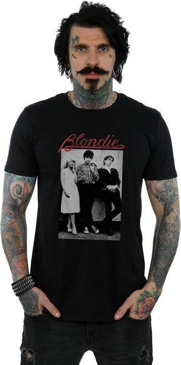 Actual product image Blondie Mens Distressed Band T-Shirt (L)