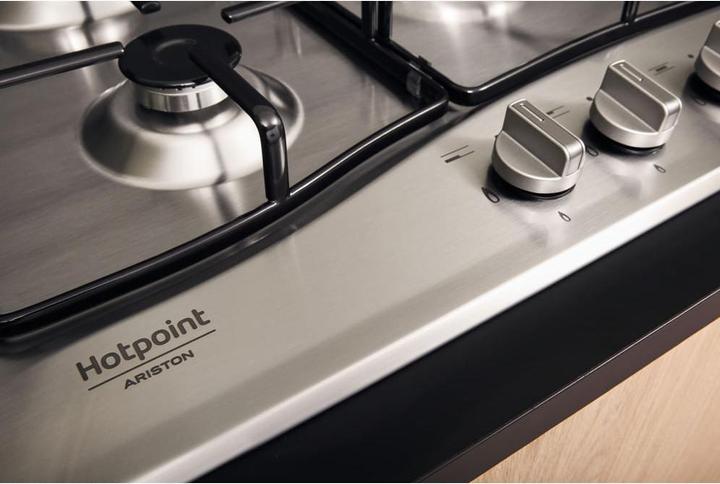 Produktbild Hotpoint PCN 752 T/IX/HAR Edelstahl-Einbaukochfeld 75 cm Gas 5 Herd(e)