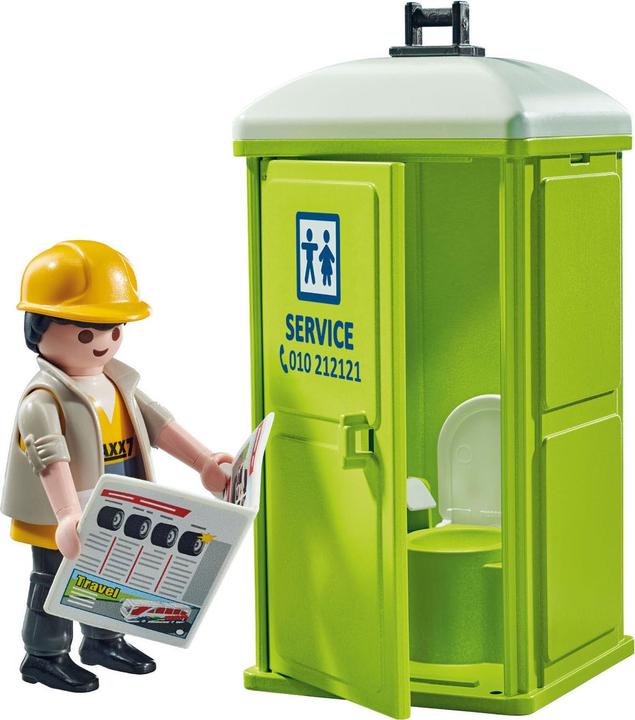 Actual product image Playmobil 71435 Mobile toilet (71435, Playmobil City Action)