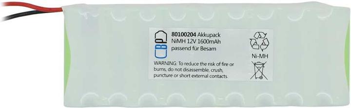 Actual product image XCell Battery for door control NiMH 12V 1600mAh suitable for Besam (12 V, 1600 mAh)