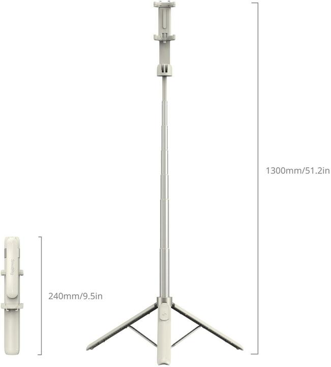 Actual product image SmallRig Portable Selfie Stick Tripod ST-25 White 4730