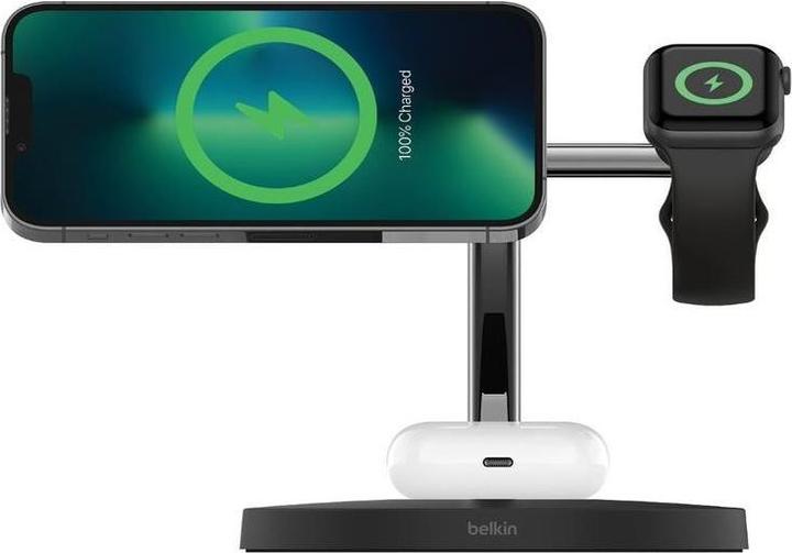Productafbeelding Belkin BoostCharge Pro 3-in-1 Ladegerät mit MagSafe (15 W)