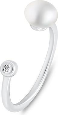 Produktbild Brilio Silver - Delicate silver ring with real pearl RI103W - Circuit: 60 mm (60)