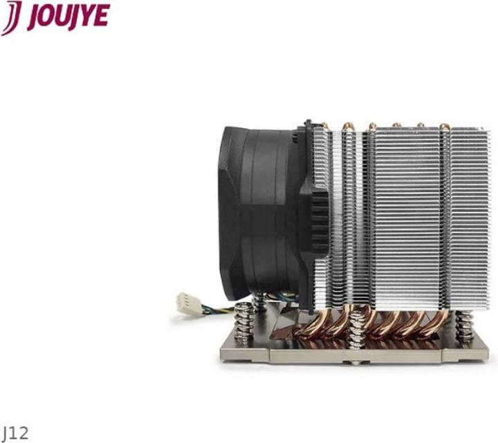 Image du produit Dynatron J12 AMD Genoa SP5 cooler 3U active Aluminum Stacked Fins with Heat Pipes and Copper Heat Sp (105 mm)
