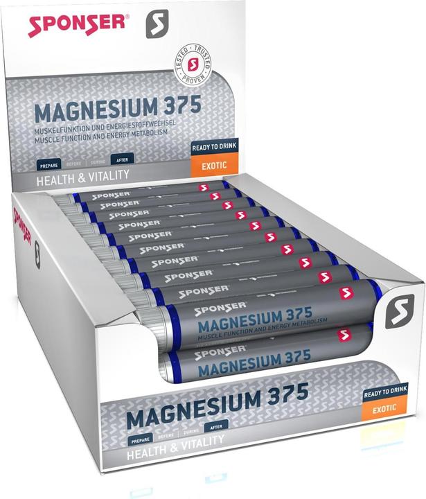 Image du produit Sponser Ampoules de magnésium 250 (Multifruit, 30 x)