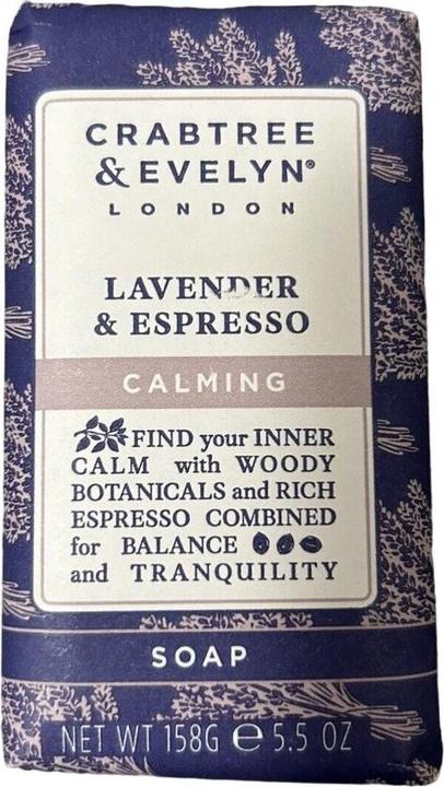 Image du produit Nuxe Crabtree and Evelyn Lavender & Espresso Bar Soap 5.6oz 158g - NEW