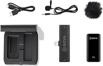 Actual product image Boya Wireless Microphone Set BY-XM6-K3