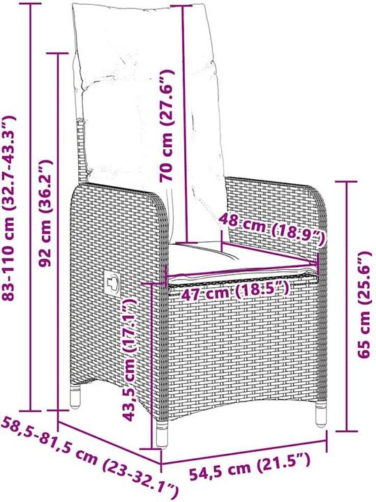 Actual product image VidaXL Bad Segeberg (90 cm)