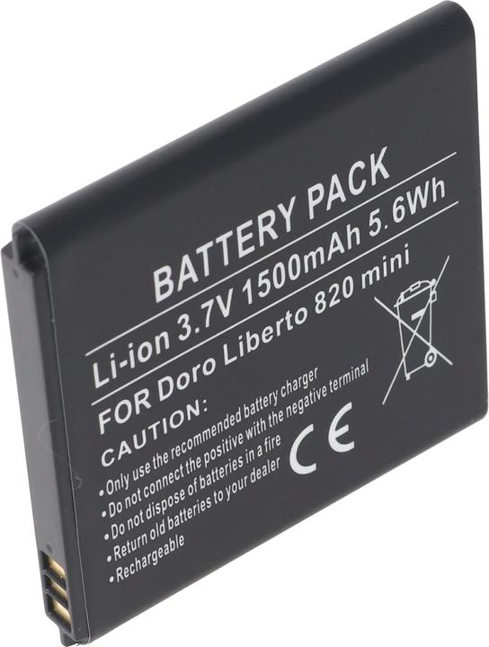 Produktbild AccuCell Akku Doro Liberto 820 mini Akku DBM-1500B