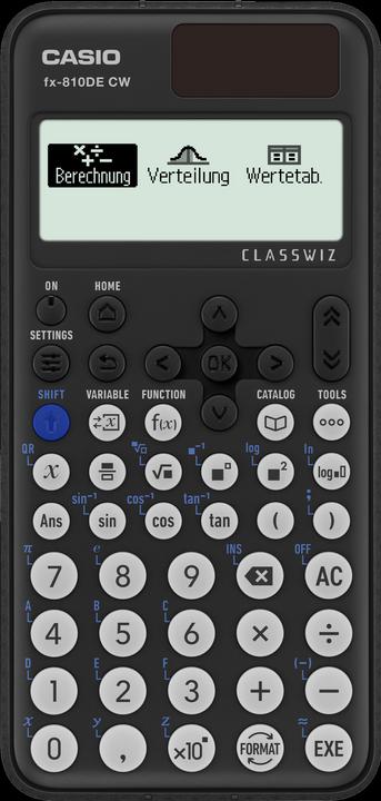 Produktbild Casio FX-810DE CW (Batterien)